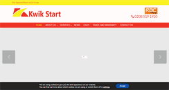 Desktop Screenshot of kwikstart-london.co.uk